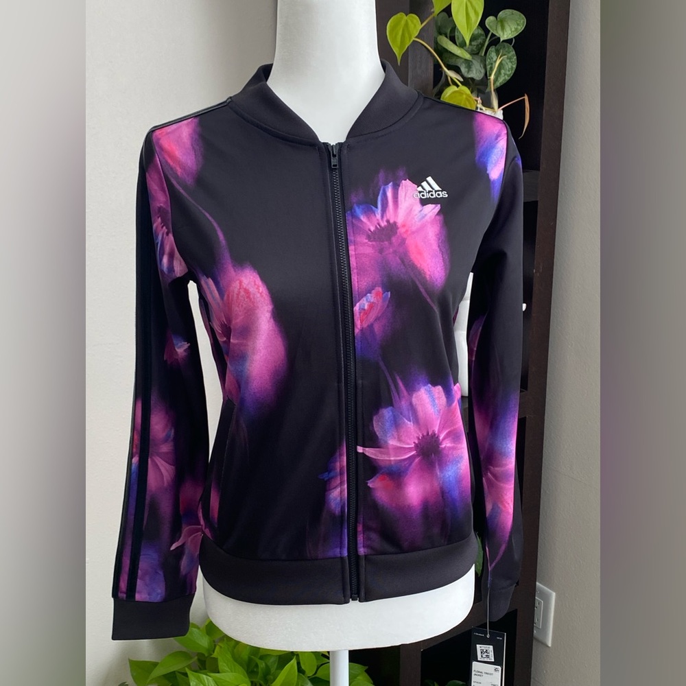 Adidas girls track jacket nwt size 16